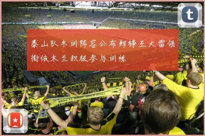 泰山队冬训阵容公布郑铮王大雷领衔依木兰积极参与训练